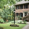 Designers Fountain Tiverton 3-Light Black Cast Aluminum Line Voltage Outdoor Weather Resistant Post Light 2446-BK